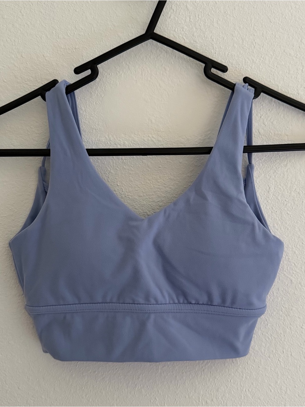BuffBunny Blue V-Neck Sports Bralette